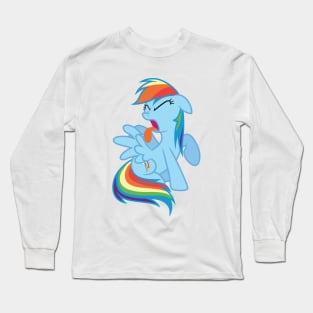 Rainbow Dash blech Long Sleeve T-Shirt